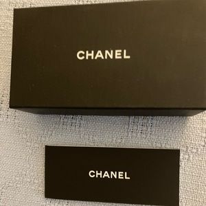 Authentic CHANEL eyeglass box with the Luxottica booklet 🌹🍓